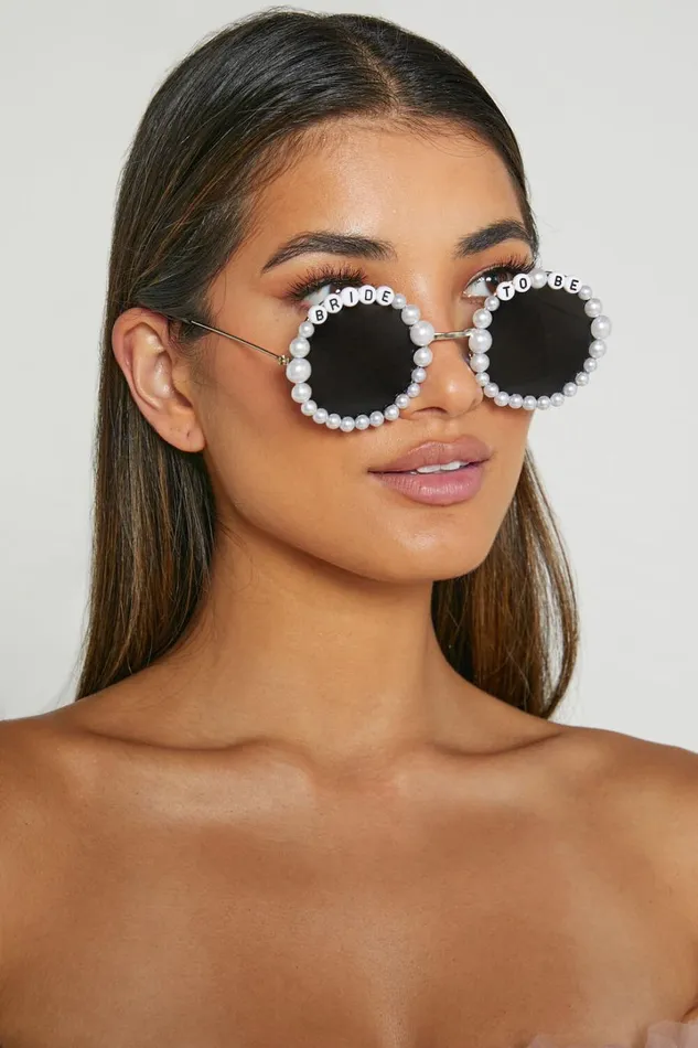 Marni Round Pearl Sunglasses In White Pearl Women Showpo Sunglasses