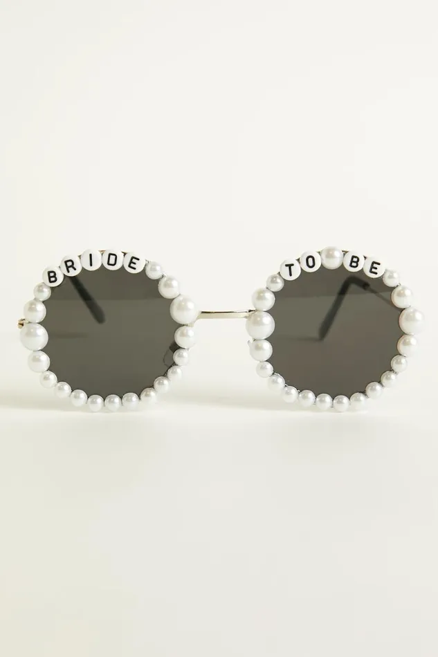 Marni Round Pearl Sunglasses In White Pearl Women Showpo Sunglasses