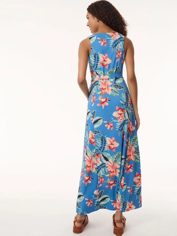 Maxi Tank Dress Printed Moss Crepe Women Jones New York Dresses Maxi Tank Dress Printed Moss Crepe Women Jones New York Dresses