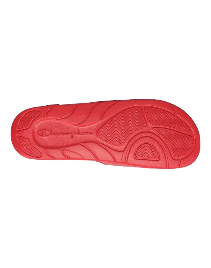 Men039S Mega Sfb Slides Scarletwhite Men Champion Lifestyle