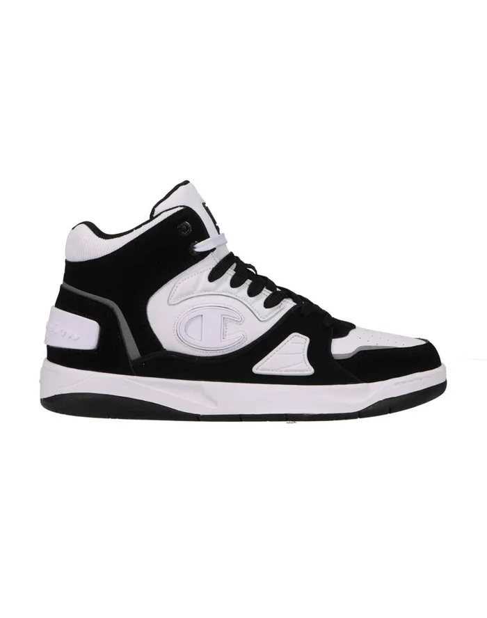 Men039S Rezone Drill Hi Shoes Whiteblack Men Champion Court