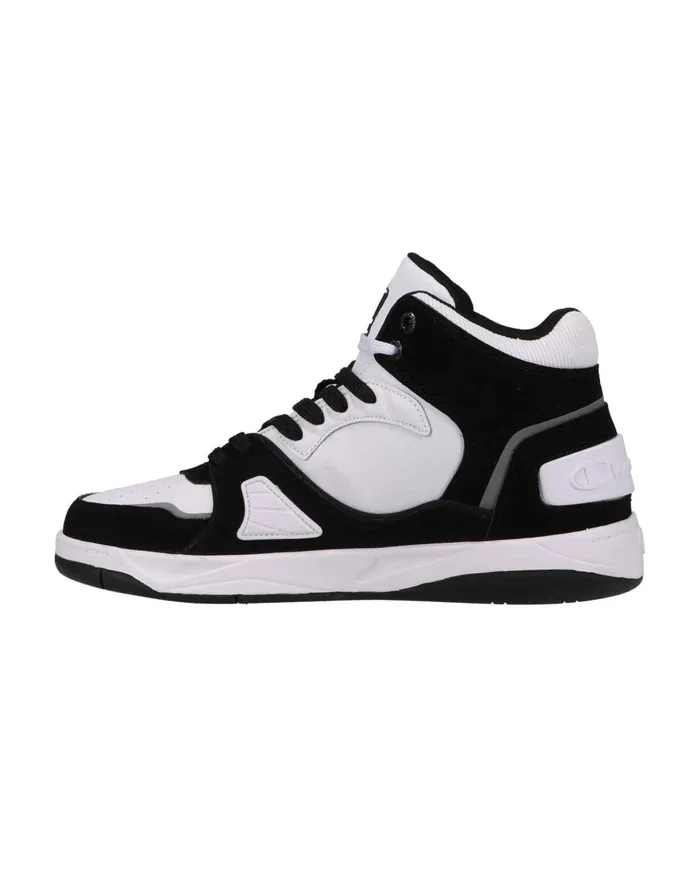 Men039S Rezone Drill Hi Shoes Whiteblack Men Champion Court