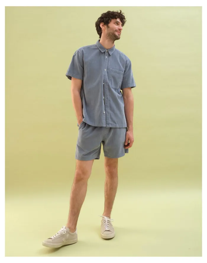 Men 6 12034 Variegated Corduroy Shorts Teapot Blue Madewell Shorts Men 6 12034 Variegated Corduroy Shorts Teapot Blue Madewell Shorts