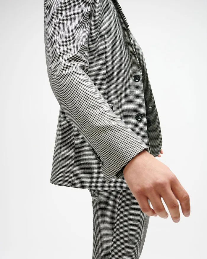 Men 7 For All Mankind Jackets 038 Coats Notch Lapel Suit Jacket In Houndstooth