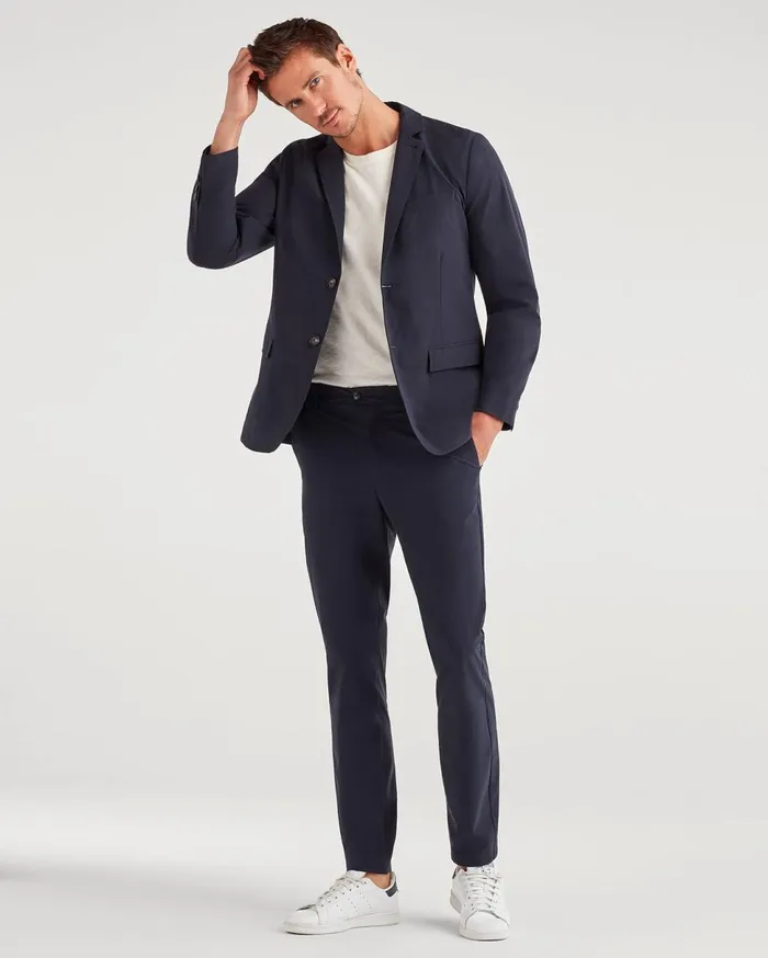 Men 7 For All Mankind Pants Ace Modern Trouser In Navy