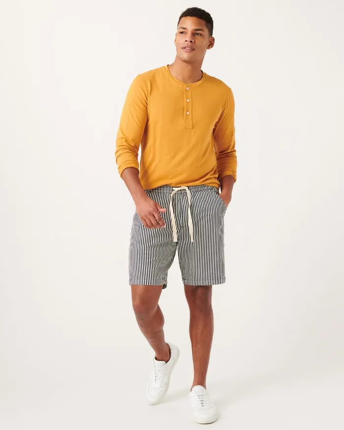 Men 7 For All Mankind Shorts Beachside Short In Calico Stripe