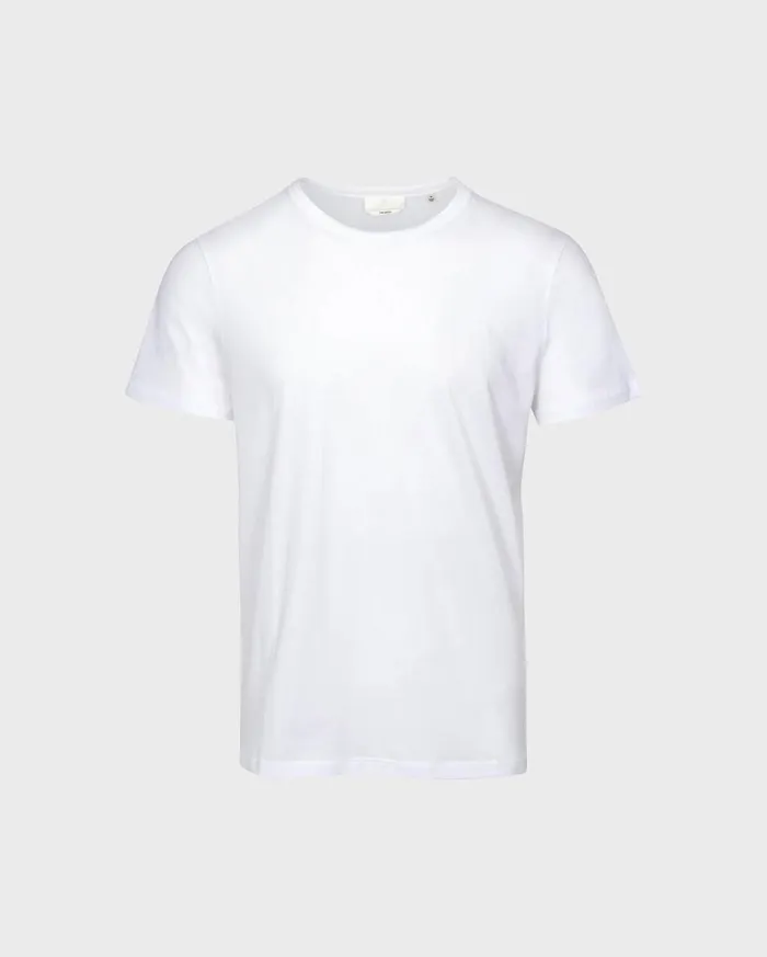 Men 7 For All Mankind Tees Featherweight Tee In White