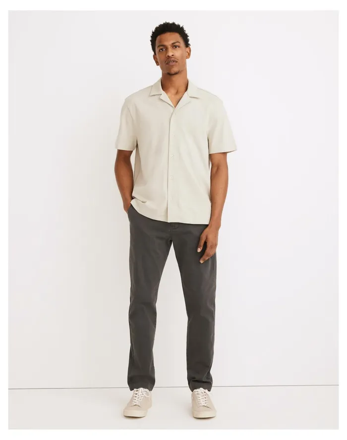 Men Athletic Slim Chino Pants Thunder Cloud Madewell Pants