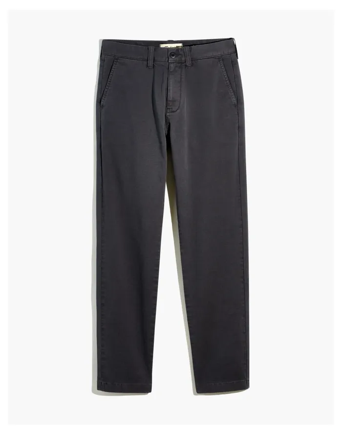 Men Athletic Slim Chino Pants Thunder Cloud Madewell Pants Men Athletic Slim Chino Pants Thunder Cloud Madewell Pants
