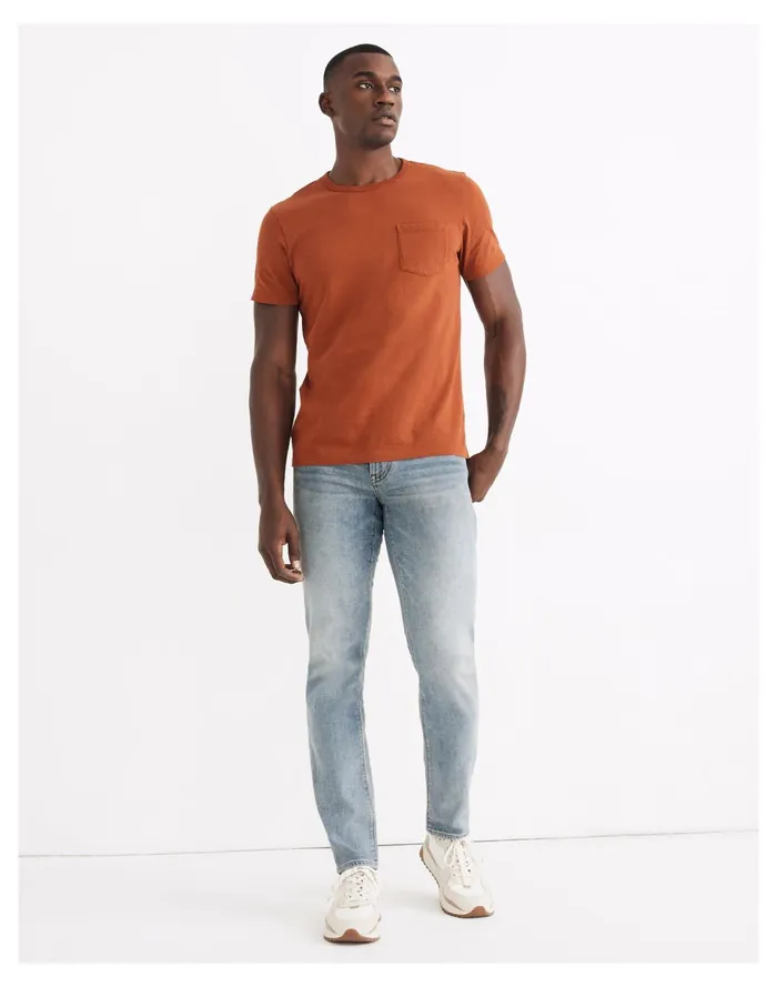Men Athletic Slim Everyday Flex Jeans In Chesapeake Wash Chesapeake Wash Madewell Jeans