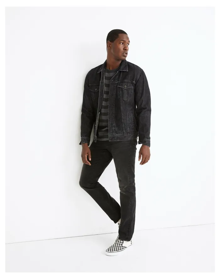 Men Athletic Slim Jeans In Everton Wash Everton Madewell Jeans