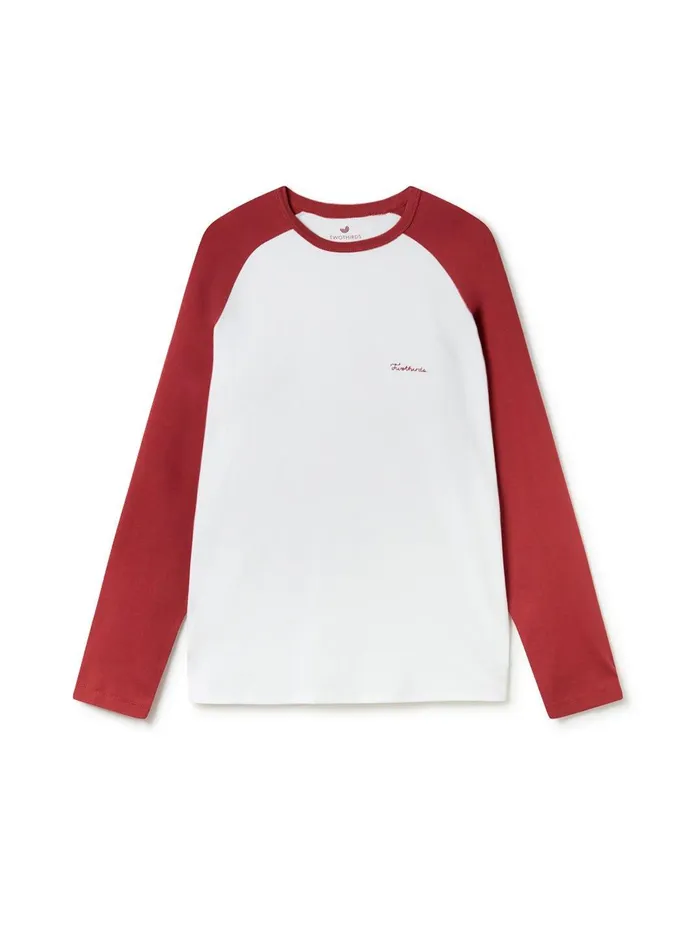 Men Baros 8211 Wine and Ecru TWOTHIRDS TShirts