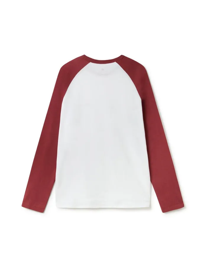 Men Baros 8211 Wine and Ecru TWOTHIRDS TShirts