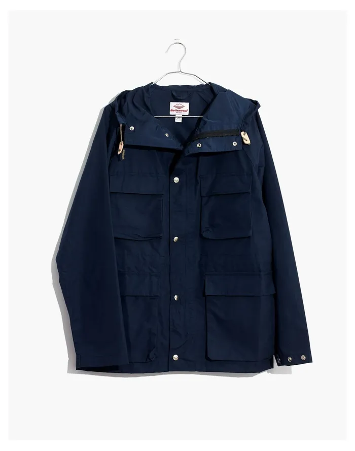 Men Battenwear Light Shell Parka Jacket Navy Madewell Jackets