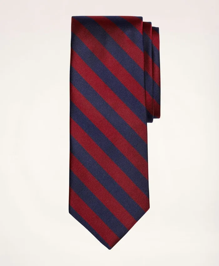 Men Bb4 Rep Tie Burgundynavy Brooks Brothers Ties and Pocket Squares