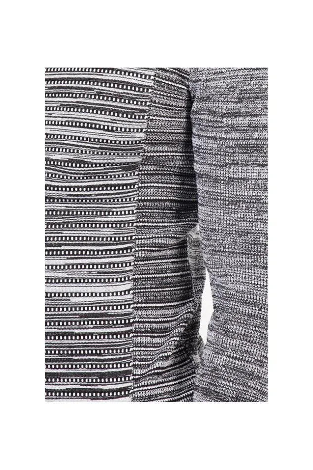 Men Black Striped Knit Sweater Brentiny Paris Sweatshirts and Pullovers Men Black Striped Knit Sweater Brentiny Paris Sweatshirts and Pullovers