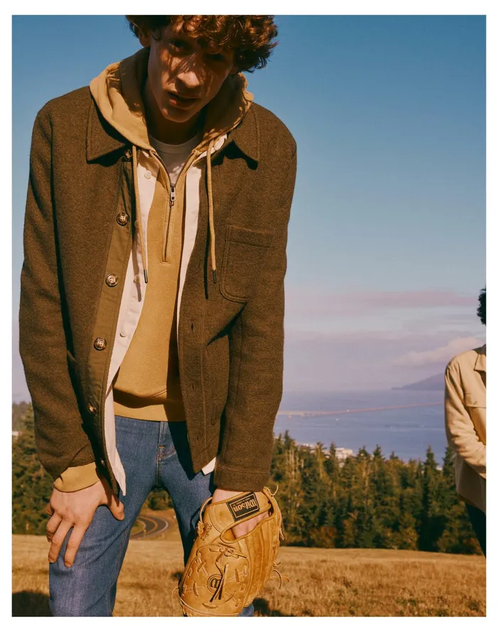 Men Boiled Wool Chore Coat Heather Seaweed Madewell Jackets Men Boiled Wool Chore Coat Heather Seaweed Madewell Jackets