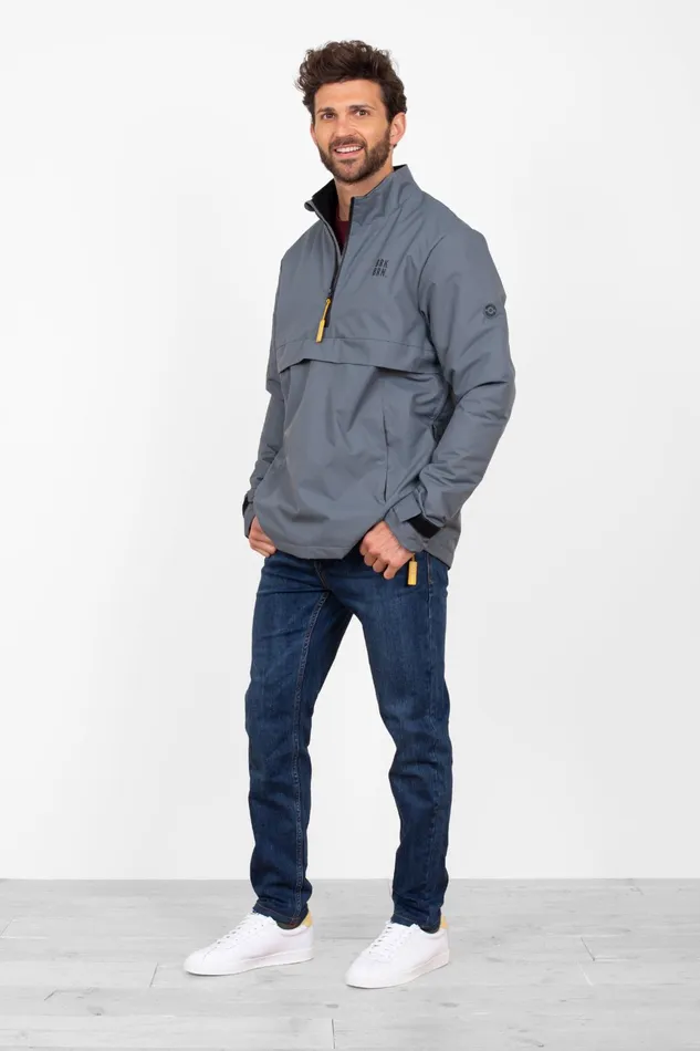 Men Brakeburn Coats And Jackets Grey Pullover Jacket