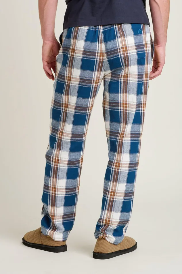 Men Brakeburn Pyjamas Blue Winter Check Pyjama Bottoms