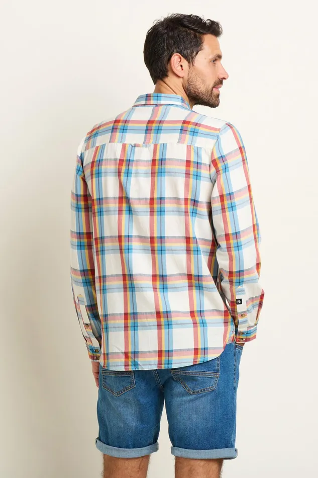 Men Brakeburn Shirts Multicoloured Multi Check Long Sleeve Shirt