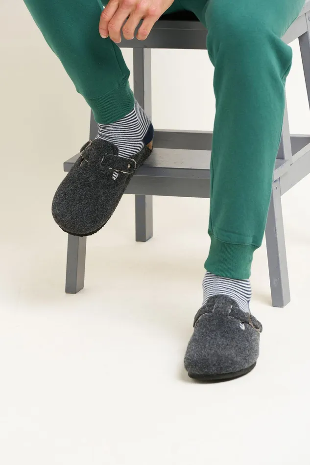Men Brakeburn Slippers and Sandals Grey Clog