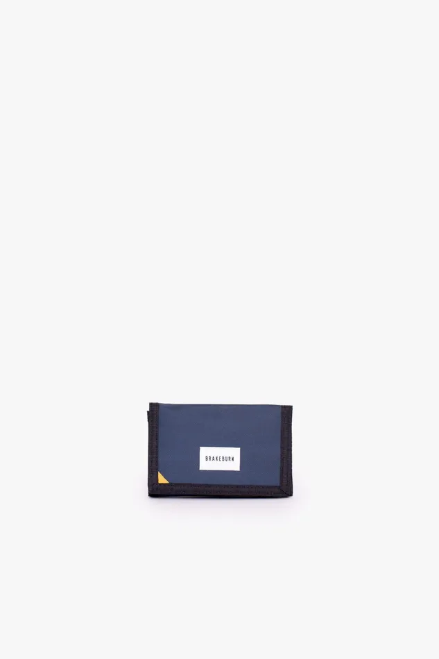 Men Brakeburn Wallets Blue Tri Fold Wallet