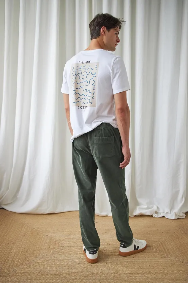 Men Capitaine 8211 White TWOTHIRDS TShirts