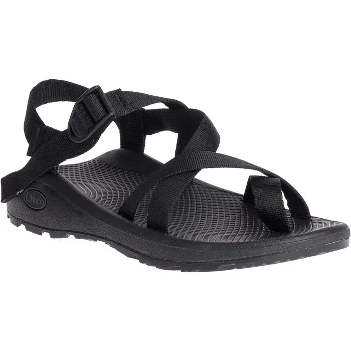 Men Chaco Sandals ZCloud 2 Adjustable Strap WideWidth Cushioned Sandal Solid Black