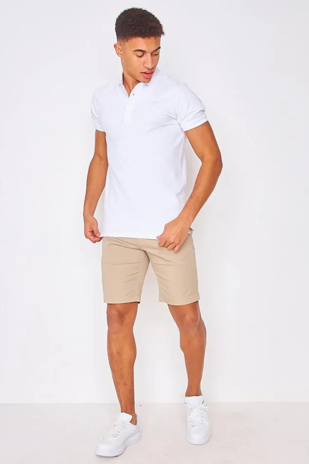 Men Chino Shorts In Beige Beige Brentiny Paris Shorts