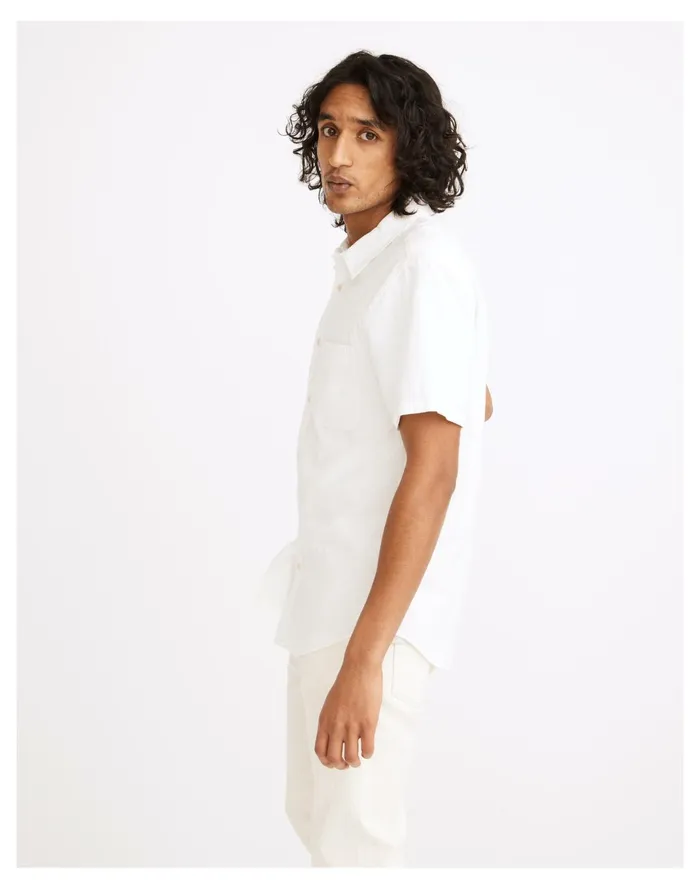 Men Crinkle Cotton Perfect Short Sleeve Shirt Lighthouse Madewell Shirts Men Crinkle Cotton Perfect Short Sleeve Shirt Lighthouse Madewell Shirts