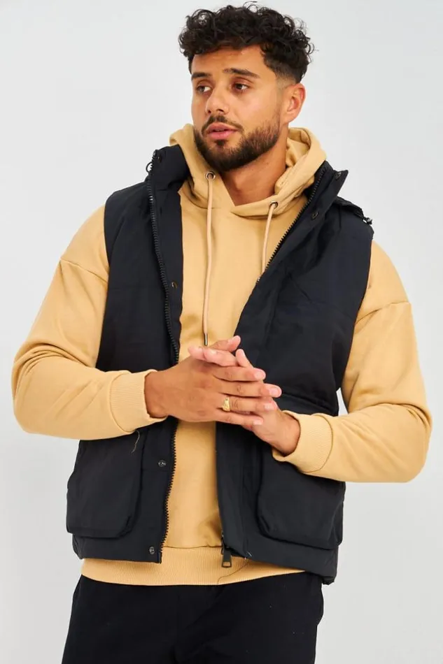 Men Doudoune Noire Sans Manches Black Brentiny Paris Parkas And Down Jackets Men Doudoune Noire Sans Manches Black Brentiny Paris Parkas And Down Jackets