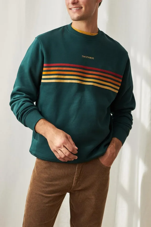 Men Fanore 8211 Dark Green TWOTHIRDS Sweatshirts