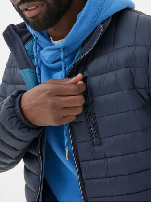 Men Fatface Coats and Jackets Blue Dartmouth Jacket