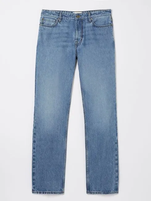 Men Fatface Jeans Blue Straight Fit Jeans