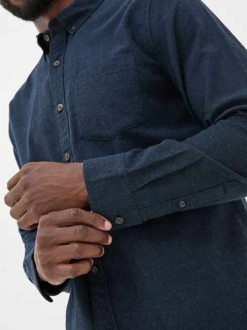 Men Fatface Shirts Blue Navy Long Sleeve Oxlow Plain 100 Cotton Shirt Men Fatface Shirts Blue Navy Long Sleeve Oxlow Plain 100 Cotton Shirt