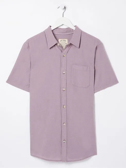 Men Fatface Shirts Purple Bugle Shirt Men Fatface Shirts Purple Bugle Shirt