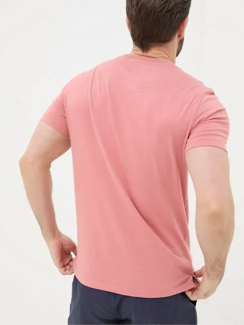 Men Fatface TShirts Boat Orange Chest Pocket TShirt Men Fatface TShirts Boat Orange Chest Pocket TShirt
