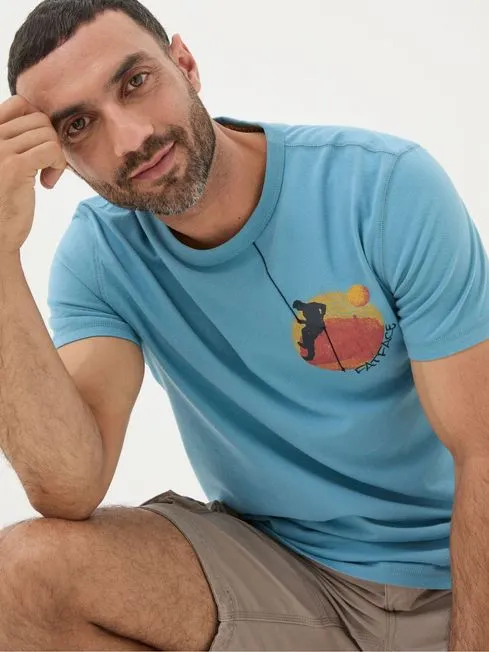 Men Fatface TShirts Climber Blue TShirt Men Fatface TShirts Climber Blue TShirt