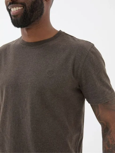 Men Fatface TShirts Lulworth Brown 100 Cotton Organic Crew TShirt Men Fatface TShirts Lulworth Brown 100 Cotton Organic Crew TShirt