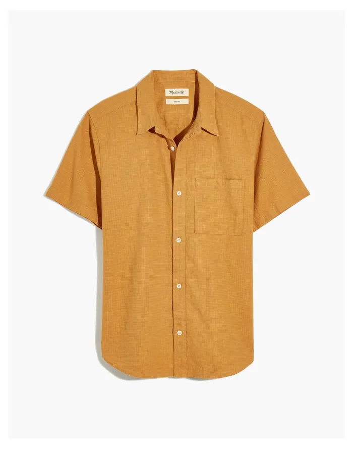 Men Hemp Cotton Easy Short Sleeve Shirt Faded Earth Madewell Shirts Men Hemp Cotton Easy Short Sleeve Shirt Faded Earth Madewell Shirts