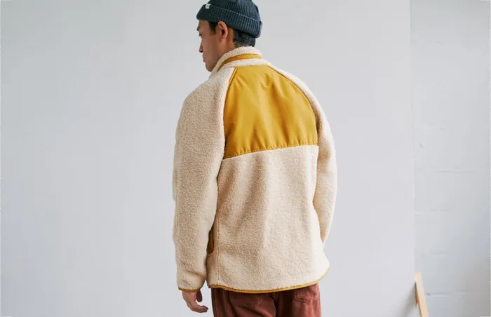 Men Jackets Men 8211 Leleuvia 8211 EcruMustard TWOTHIRDS Jackets