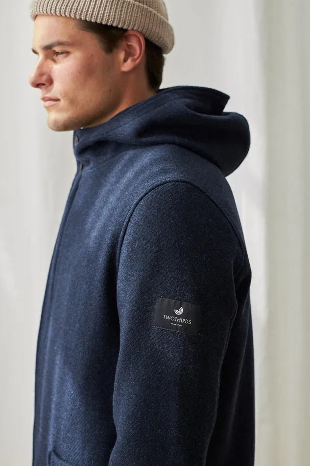 Men Jackets Men 8211 Melchor 8211 Navy TWOTHIRDS Jackets