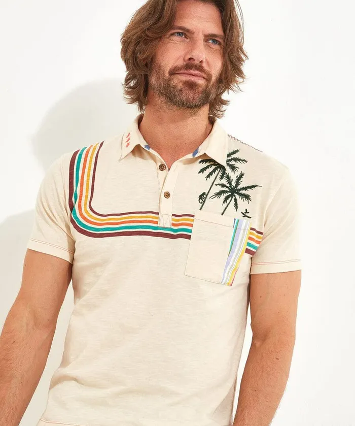 Men Joe Browns Nostalgia Polo Shirt Cream