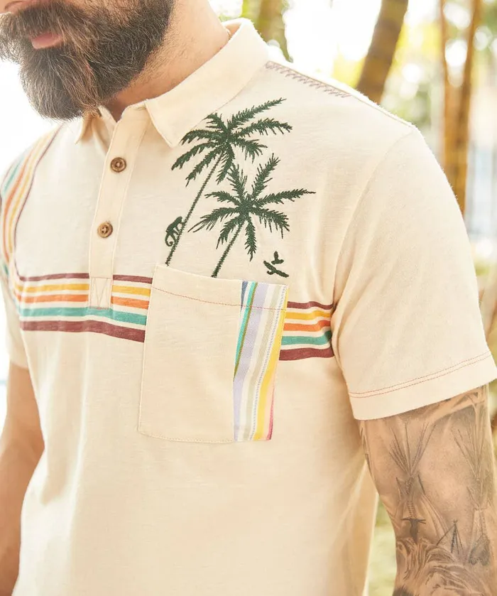Men Joe Browns Nostalgia Polo Shirt Cream Men Joe Browns Nostalgia Polo Shirt Cream