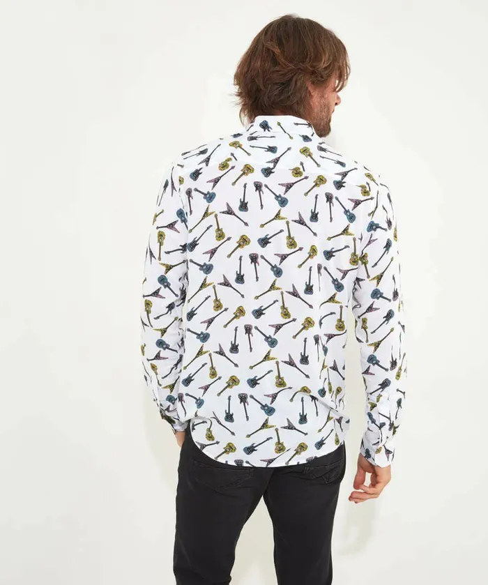 Men Joe Browns Turn Up The Volume Shirt Blue Men Joe Browns Turn Up The Volume Shirt Blue