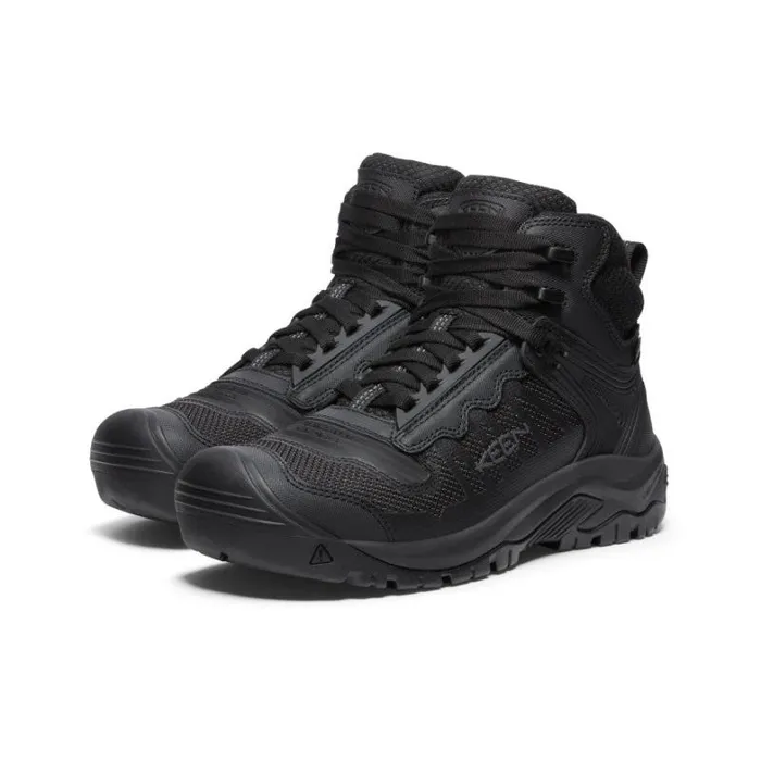 Men KEEN Boots Black Work Boots Soft Toe 8211 Reno Mid KBF WP Men KEEN Boots Black Work Boots Soft Toe 8211 Reno Mid KBF WP