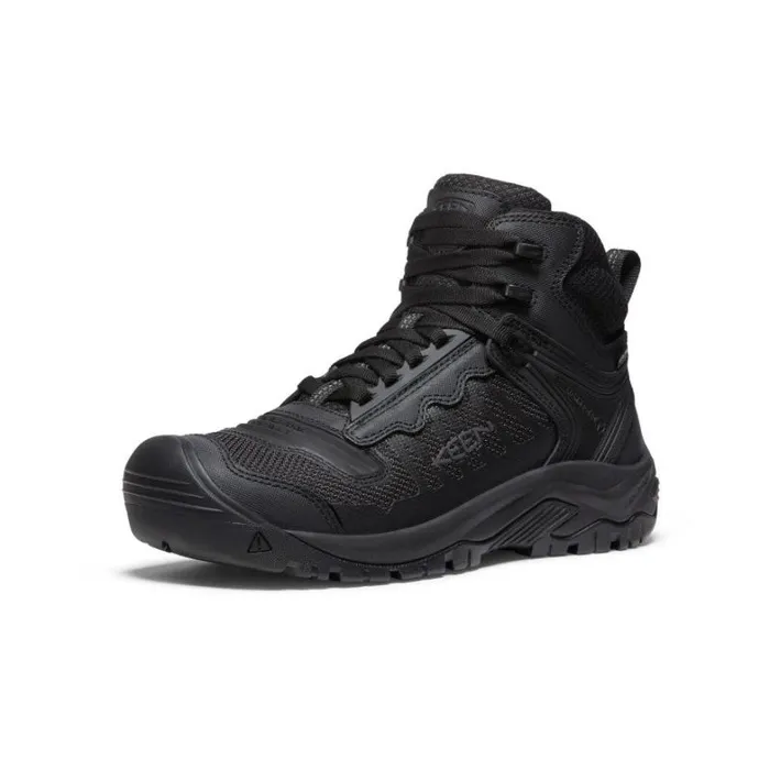 Men KEEN Boots Black Work Boots Soft Toe 8211 Reno Mid KBF WP Men KEEN Boots Black Work Boots Soft Toe 8211 Reno Mid KBF WP