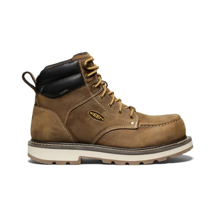 Men KEEN Boots Cincinnati 6quot Waterproof 90 Heel Boot CarbonFiber Toe