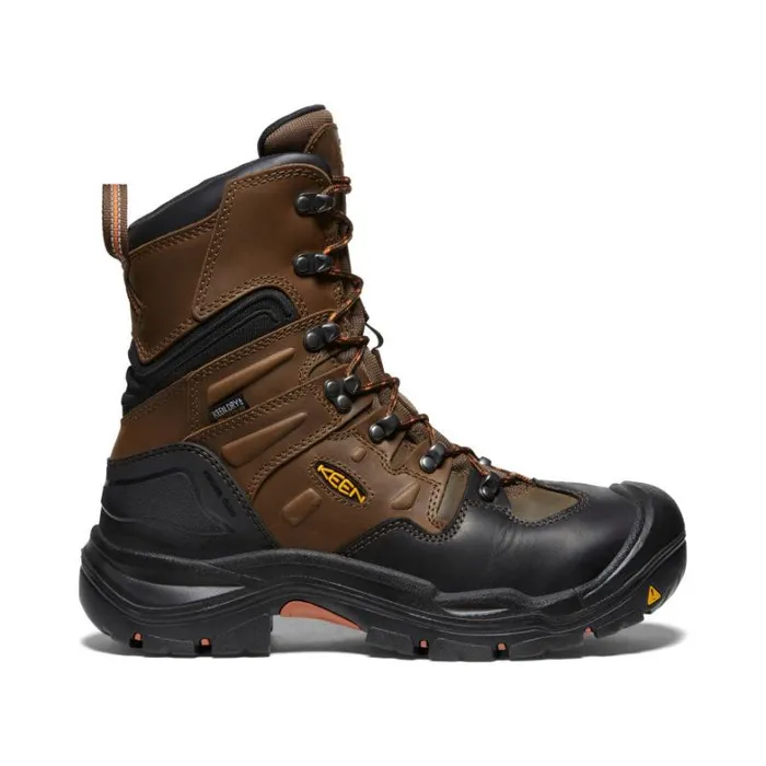 Men KEEN Boots Coburg 8quot Waterproof Work Boots 8211 Steel Toe and American Built
