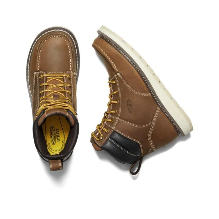 Men KEEN Boots Soft Toe Work Boots 8211 Cincinnati 6quot Men KEEN Boots Soft Toe Work Boots 8211 Cincinnati 6quot